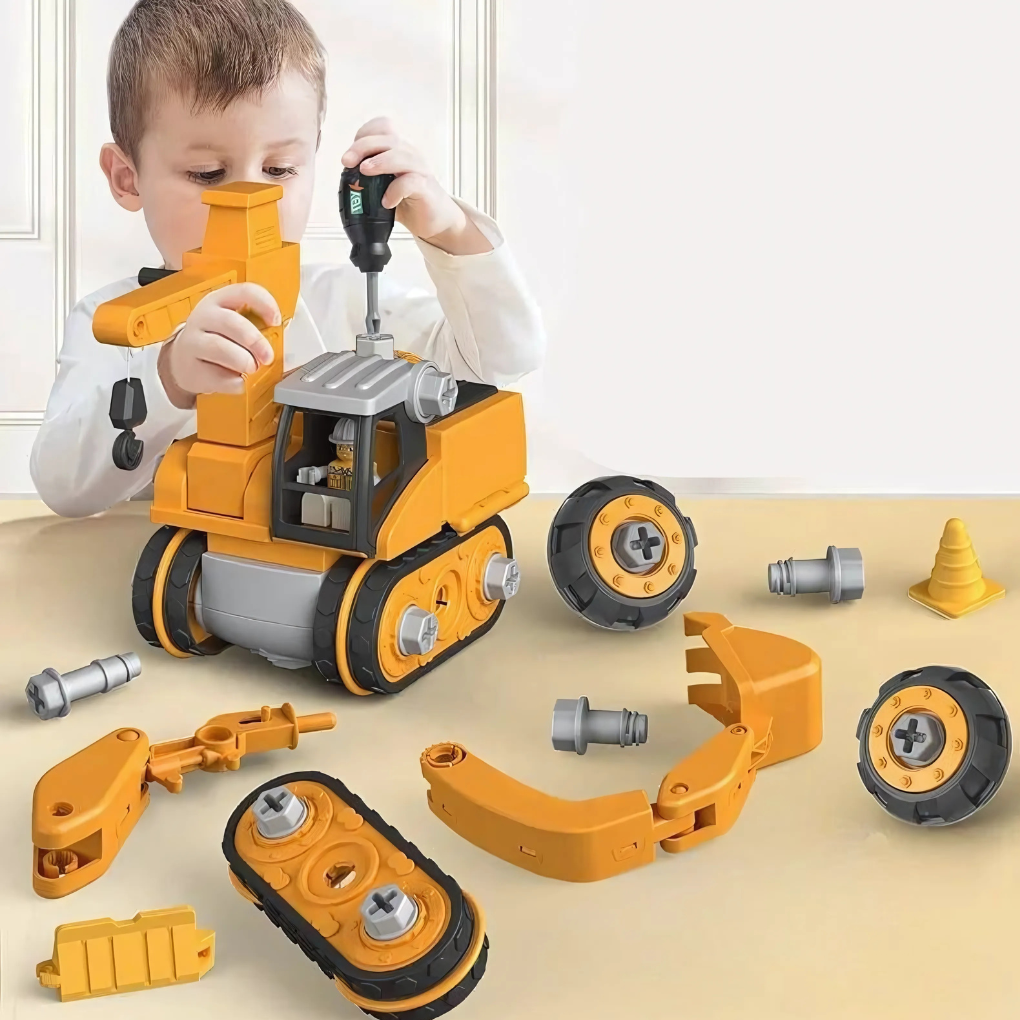 Glevato | Kids Construction Truck Building Set with Tool