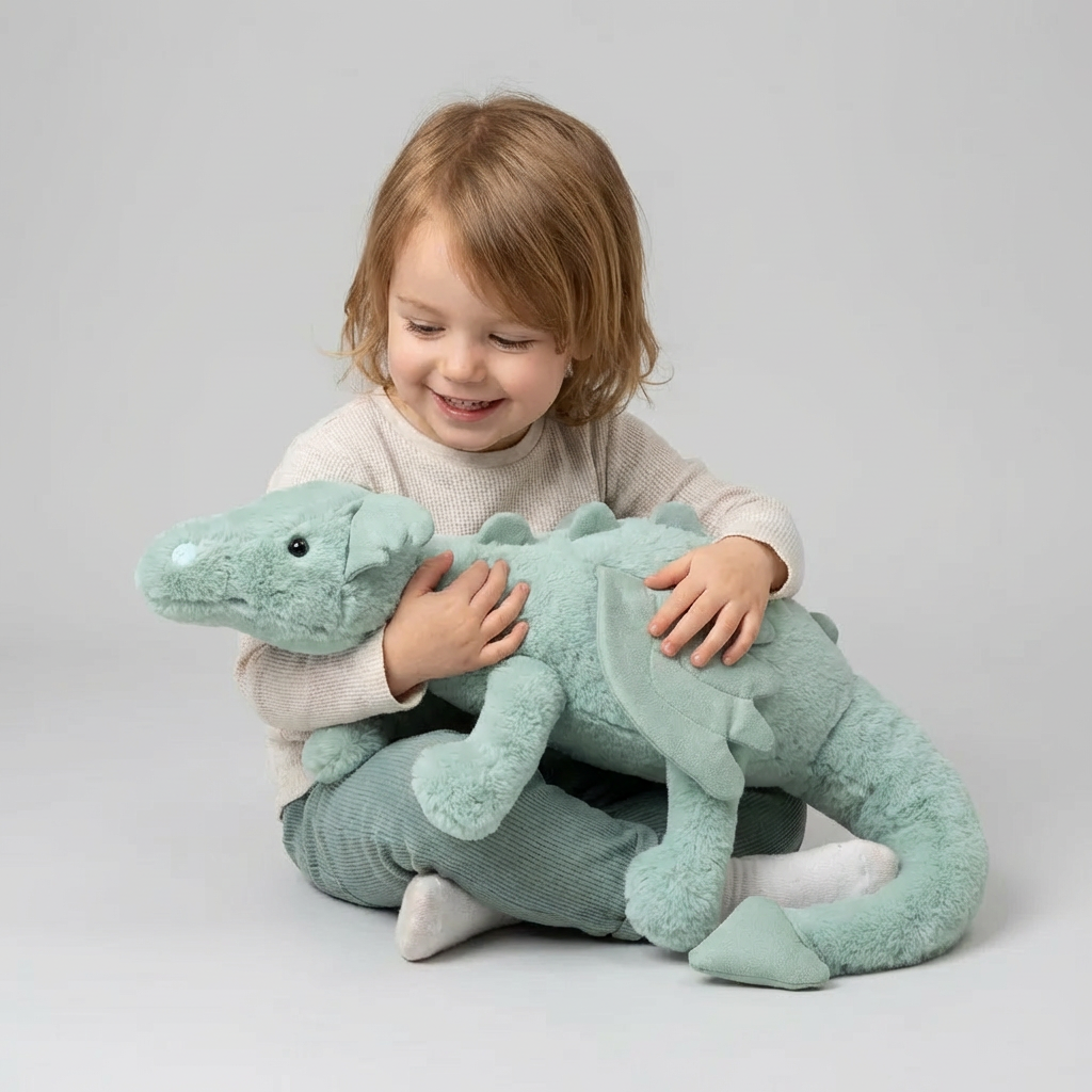 Glevato | Kids Plush Dragon Toy with Wings