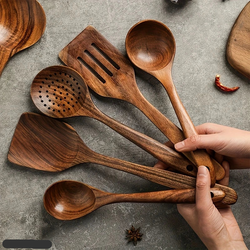 Glevato | Kitchen Set Made of Natural Teak Wood