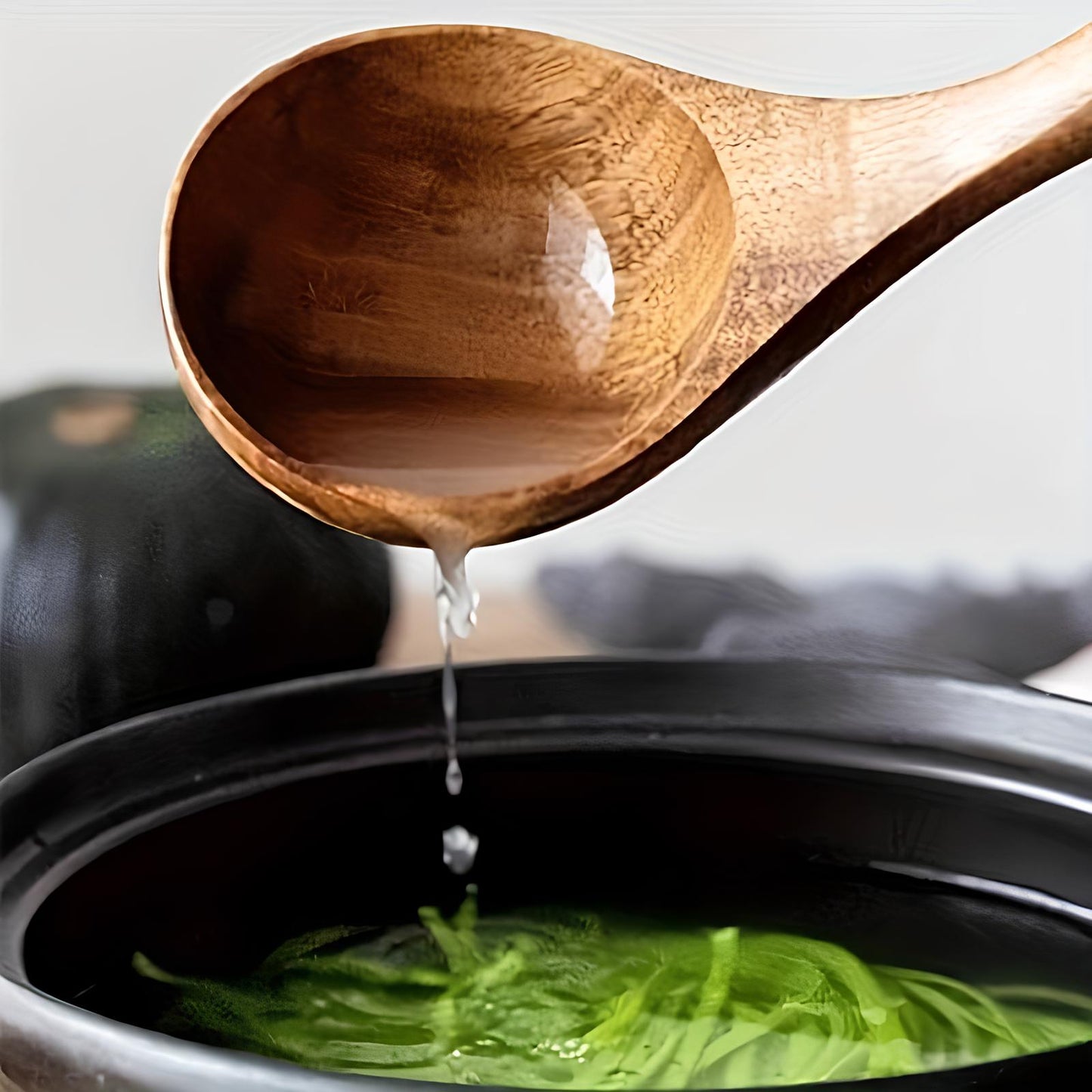 Glevato Kitchen Utensils Set in Natural Wood