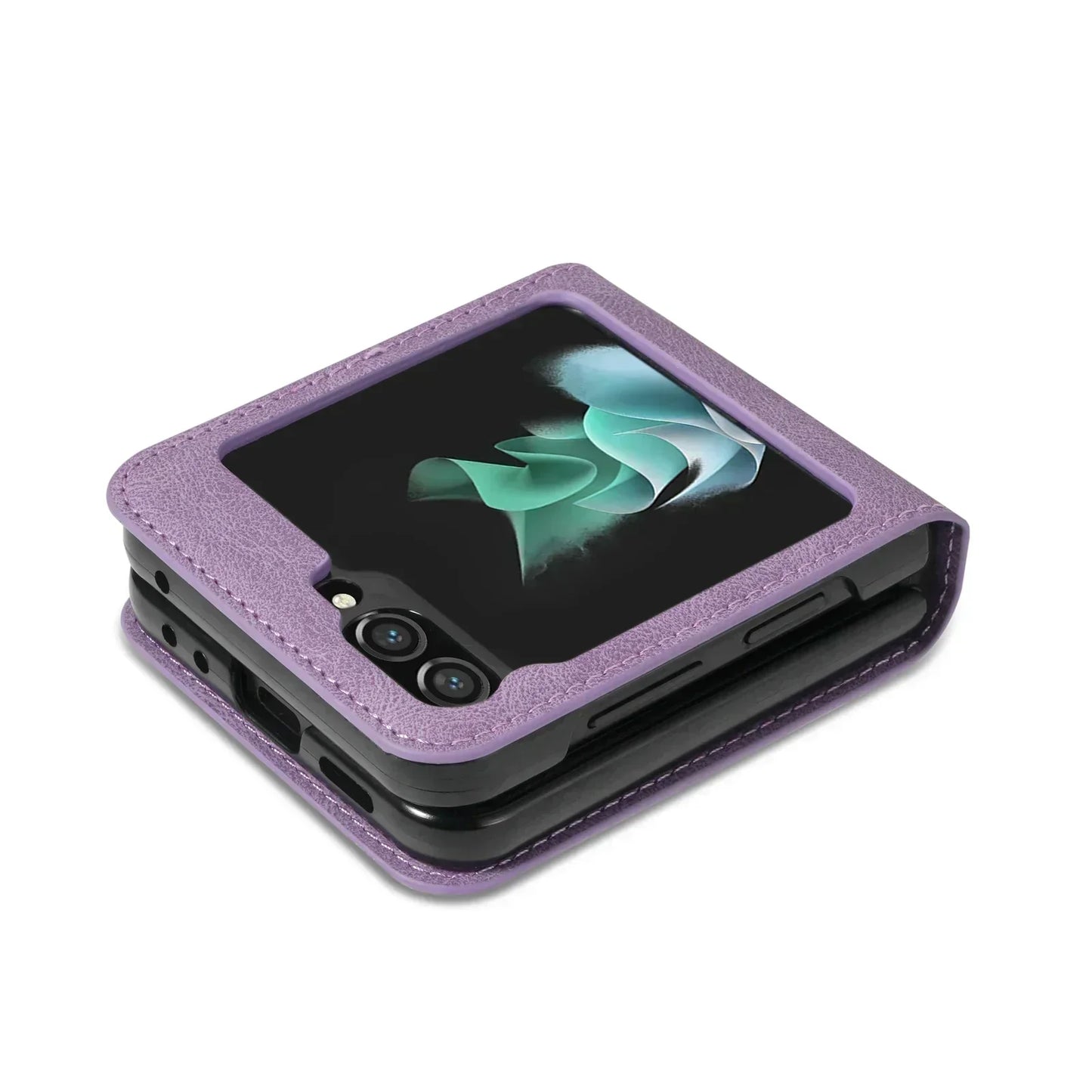 Glevato | Leather Wallet Case for Samsung Galaxy Z Flip Series