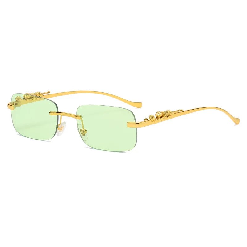Glevato | LEOPARDVIEW – Stylish Rimless Sunglasses with UV400 Protection