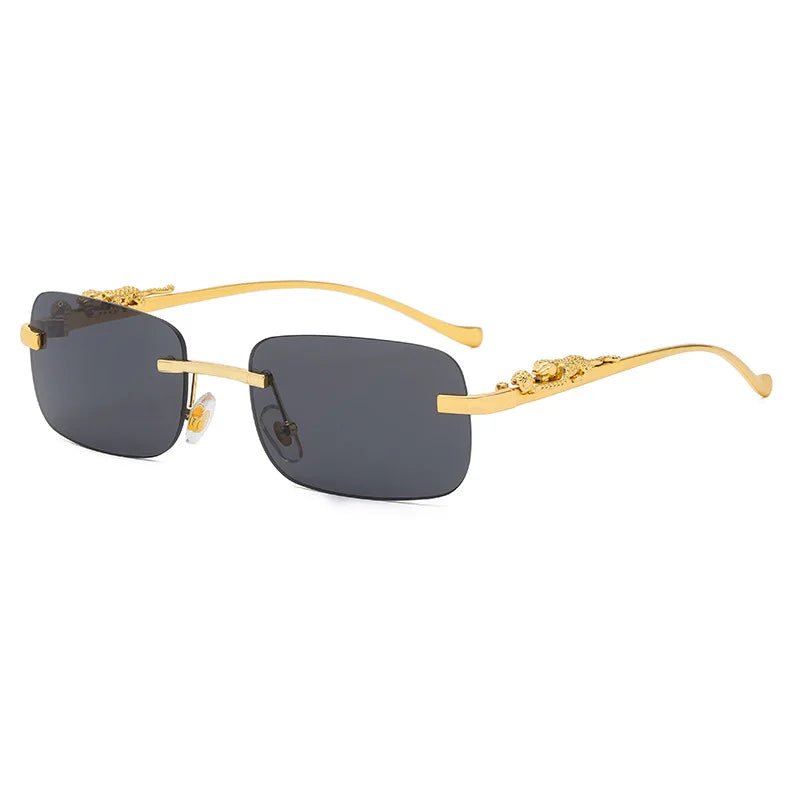 Glevato | LEOPARDVIEW – Stylish Rimless Sunglasses with UV400 Protection