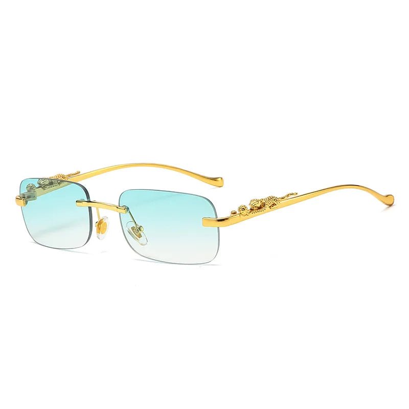 Glevato | LEOPARDVIEW – Stylish Rimless Sunglasses with UV400 Protection
