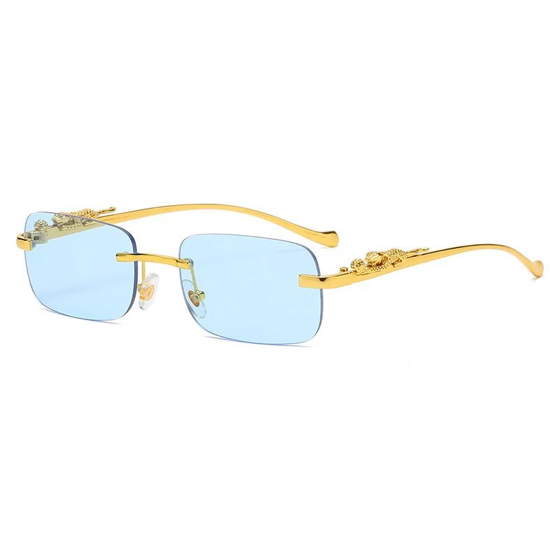 Glevato | LEOPARDVIEW – Stylish Rimless Sunglasses with UV400 Protection