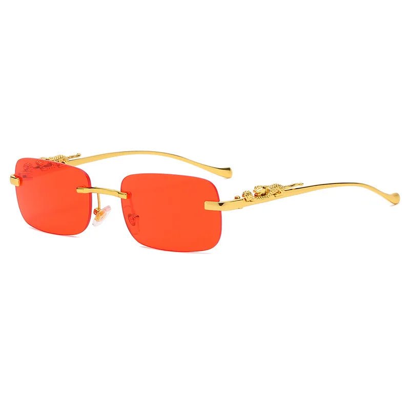 Glevato | LEOPARDVIEW – Stylish Rimless Sunglasses with UV400 Protection