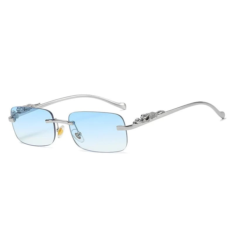 Glevato | LEOPARDVIEW – Stylish Rimless Sunglasses with UV400 Protection