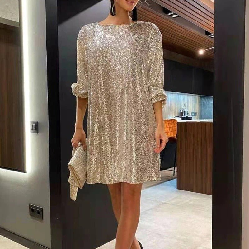 Glevato Lockeres Mini Party Dress