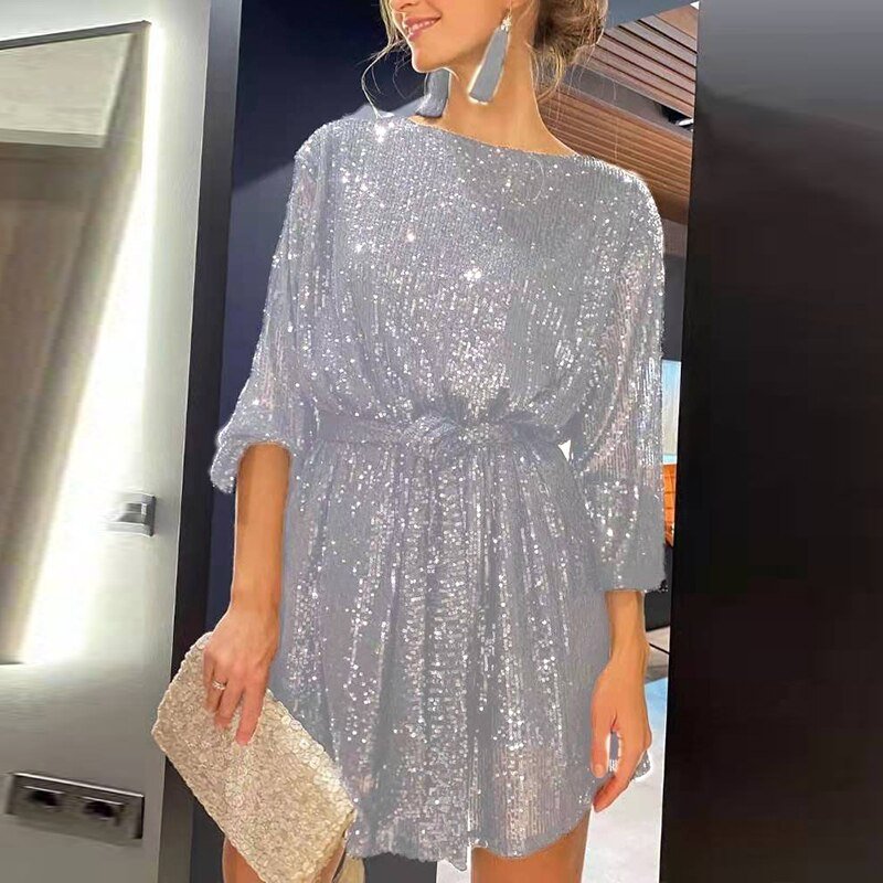 Glevato Lockeres Mini Party Dress