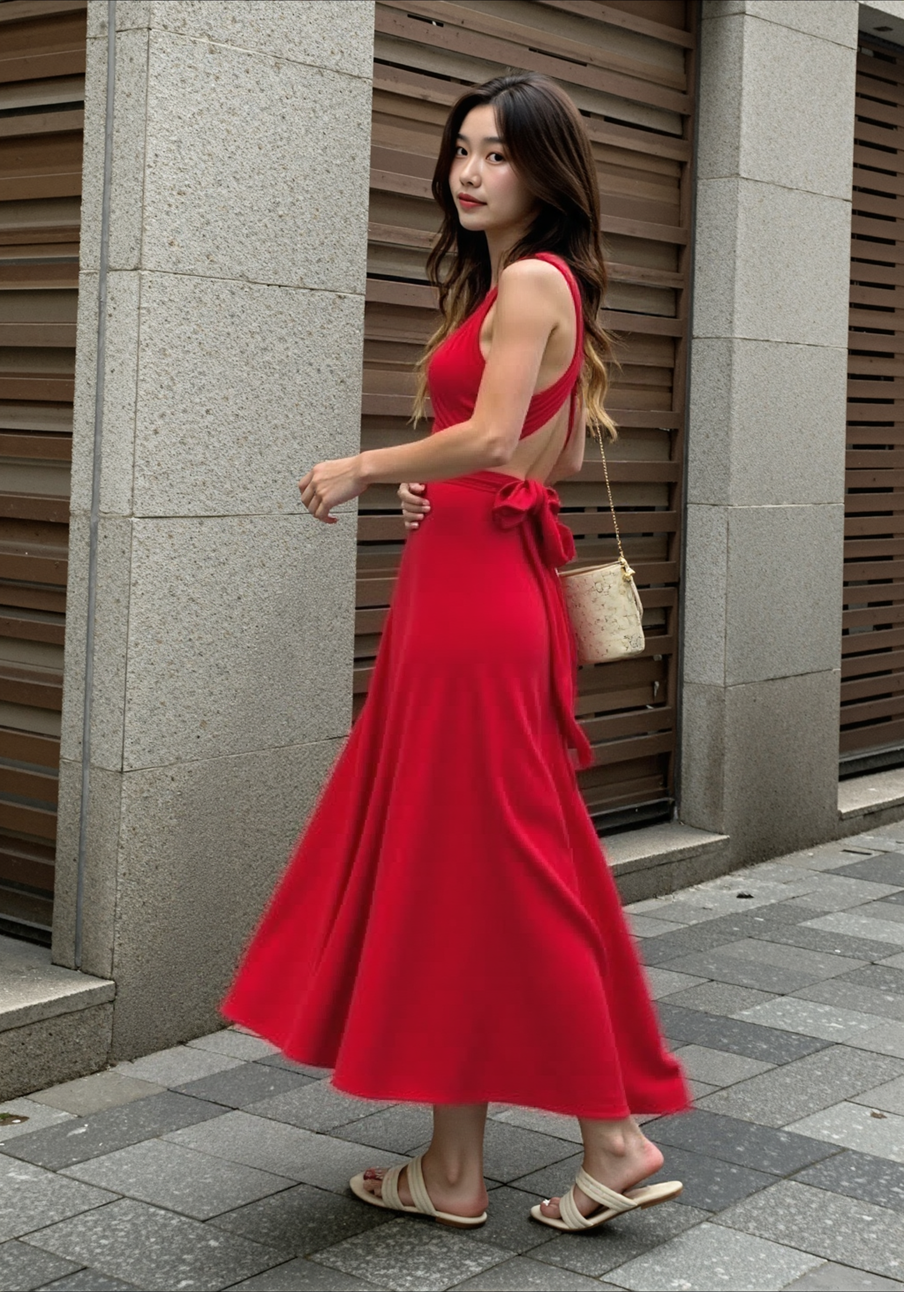 Glevato Long Club Dress