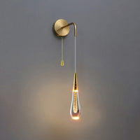 Glevato | Lampa ścienna LED LumeTear w kształcie łzy