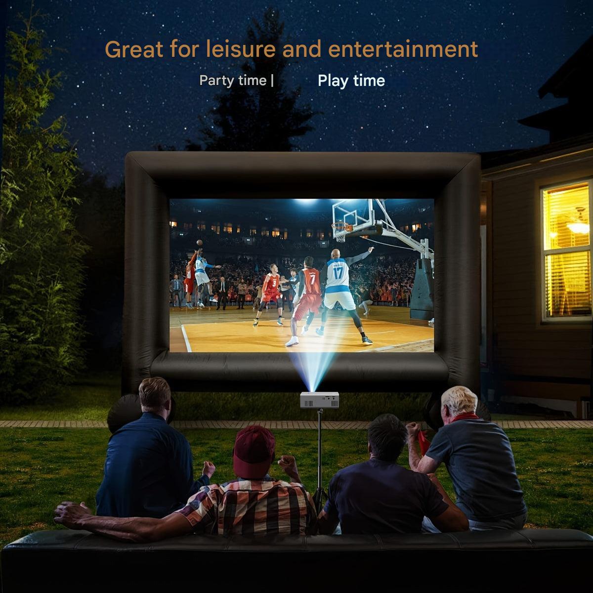 Glevato | LumoBeam Ultra-Bright Mini Projector (3000 Lumen) – Compact HD Home & Outdoor Cinema
