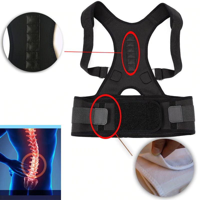 Glevato | Magnetic Back Brace - PosturePro