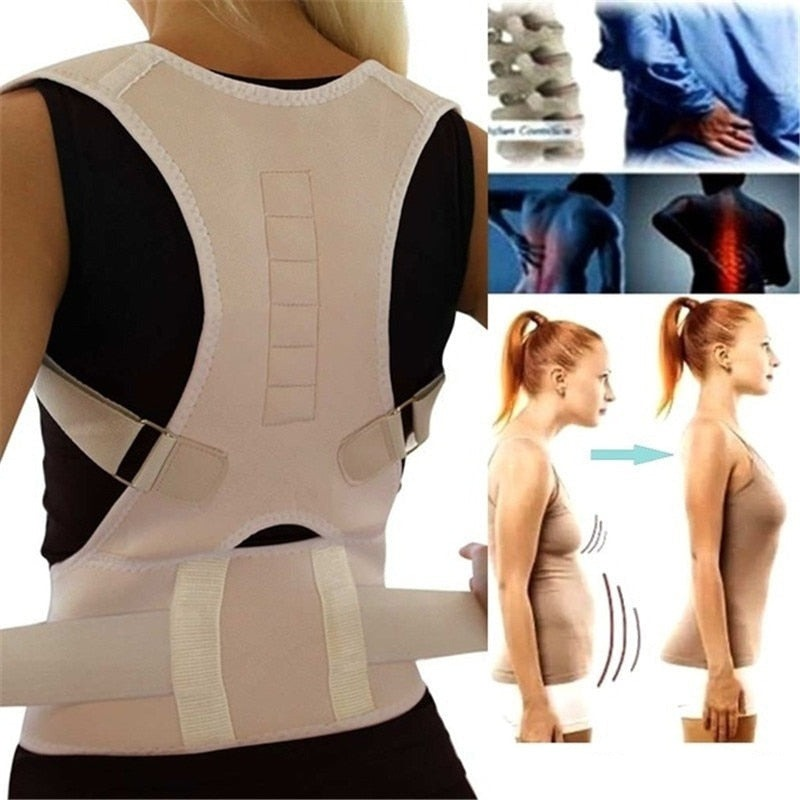 Glevato | Magnetic Back Brace - PosturePro
