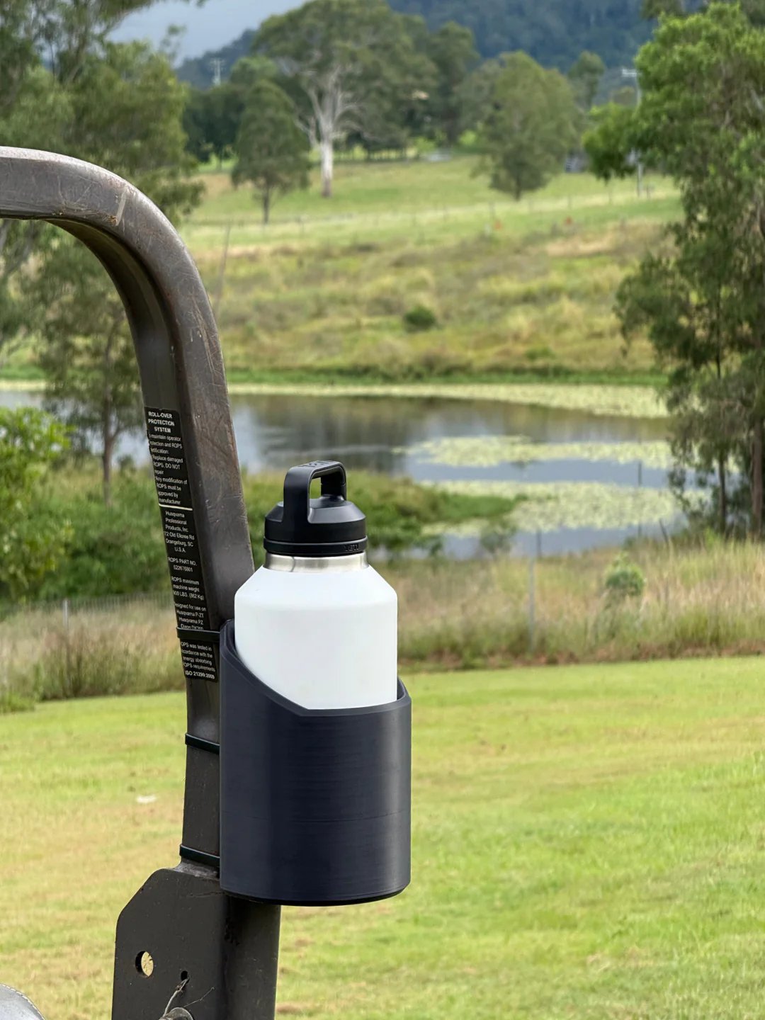 Glevato | Magnetic Bottle Holder | Heavy-Duty Grip for Tools, Gym, or Garage | Non-Slip Bottle Mount