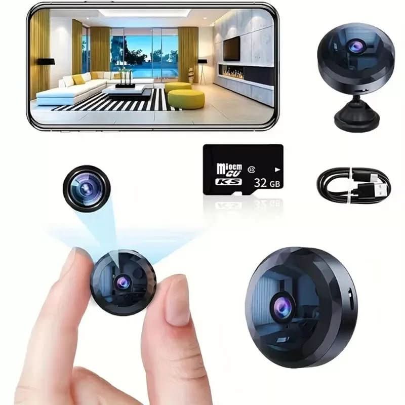 Glevato | Magnetic Mini WiFi Camera 1080P HD for Discreet Monitoring