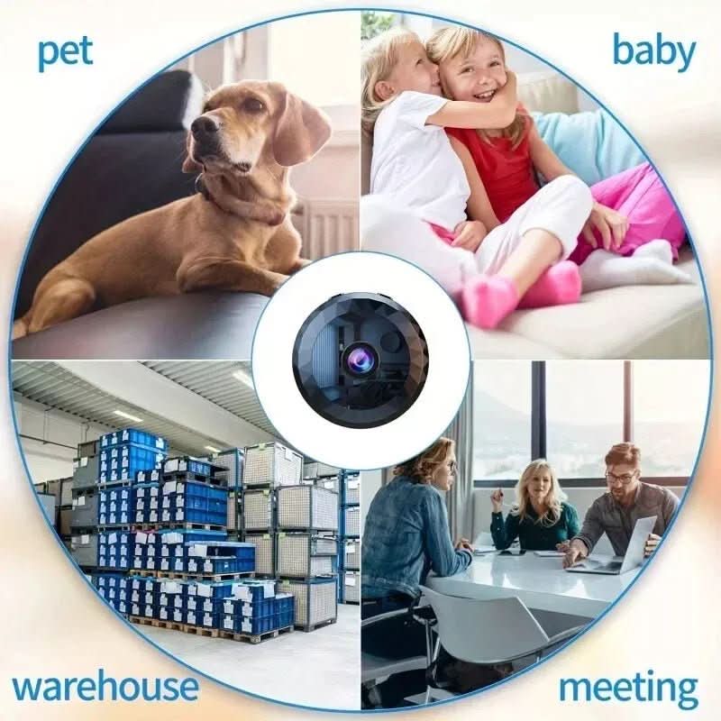 Glevato | Magnetic Mini WiFi Camera 1080P HD for Discreet Monitoring