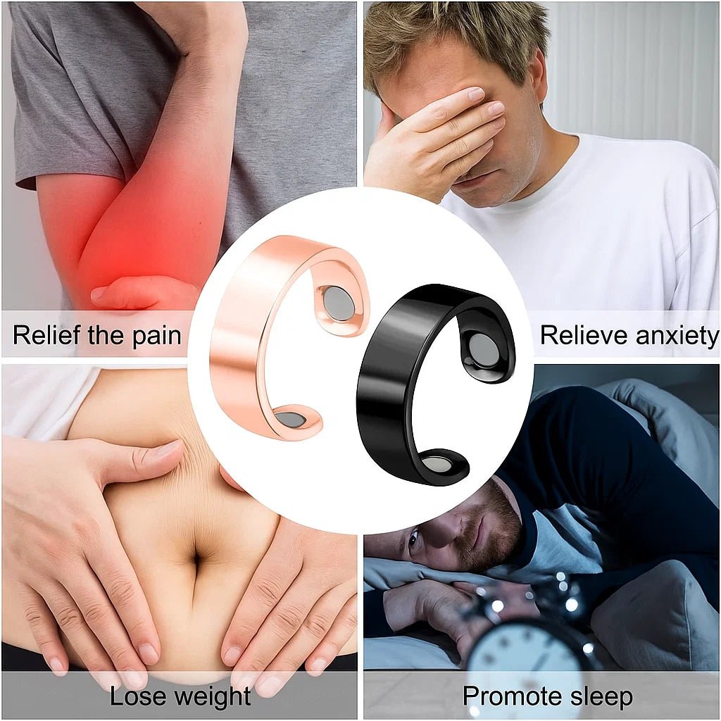 Glevato | Magnetic Therapy Ring for Lymphatic Drainage, Circulation, and Well-Being