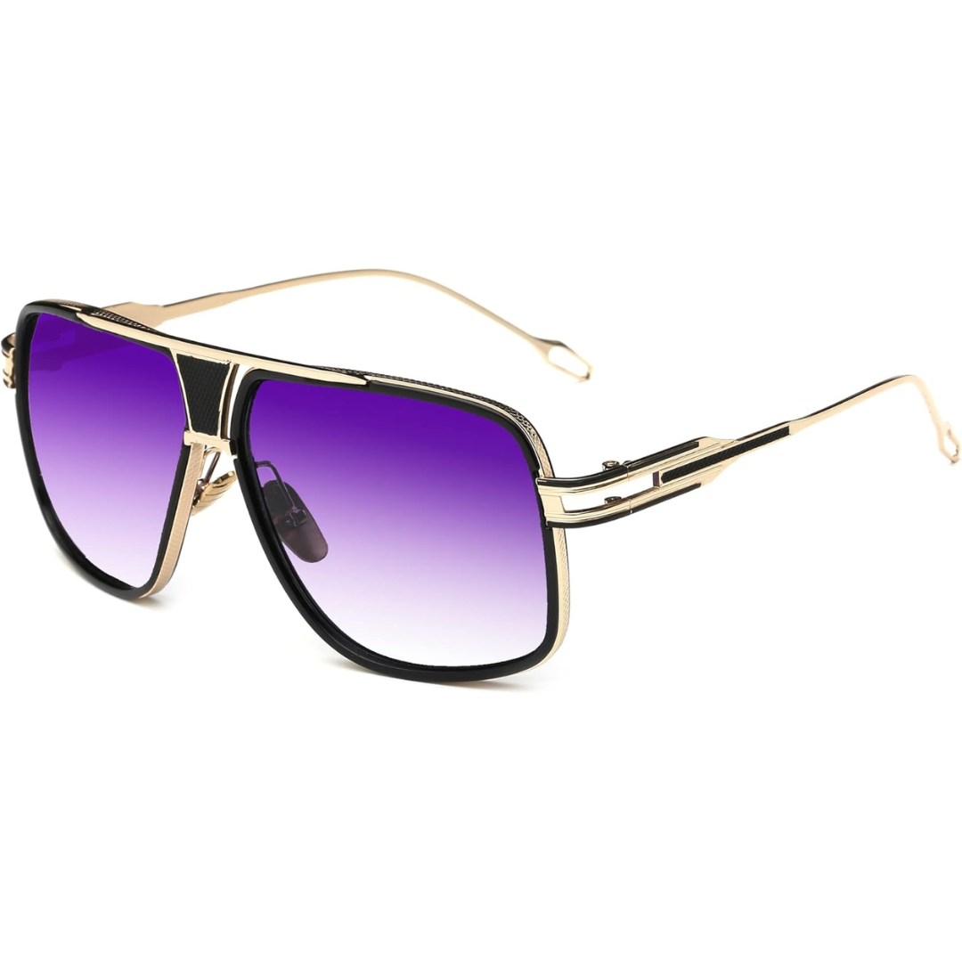 Glevato | Men’s Aviator Sunglasses with Alloy Frame and UV Protection