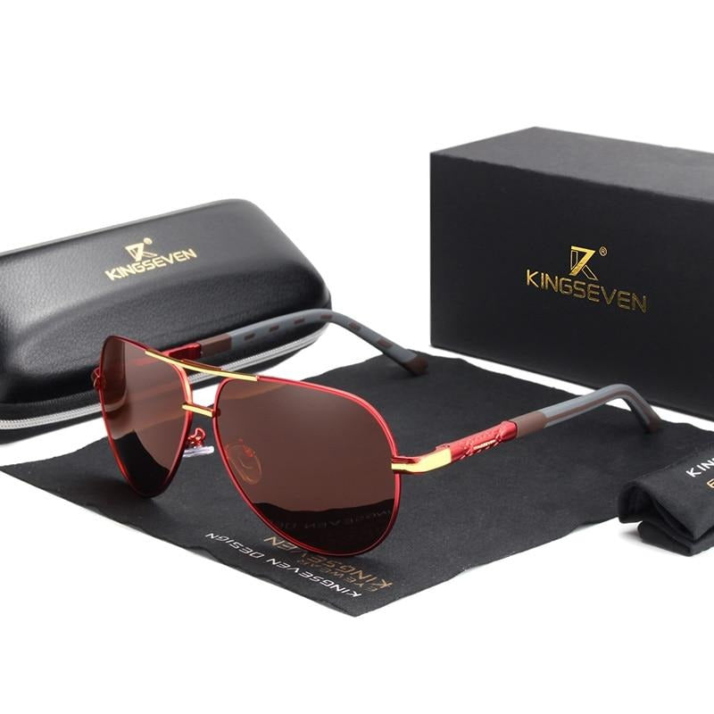 Glevato | Men's Aviator Sunglasses with Polarized Lenses