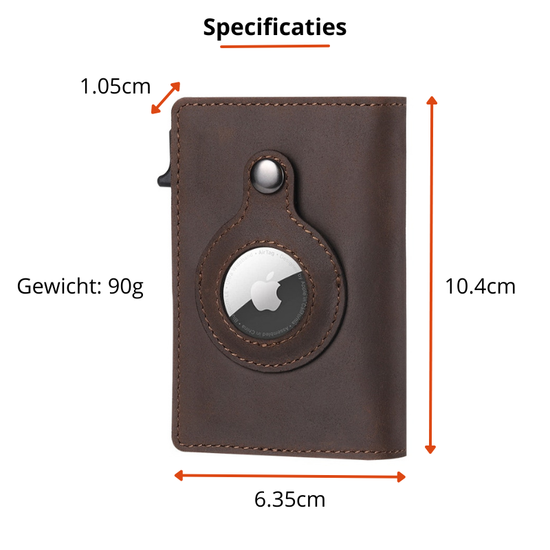 Glevato | Men's Card Holder with Airtag Slot