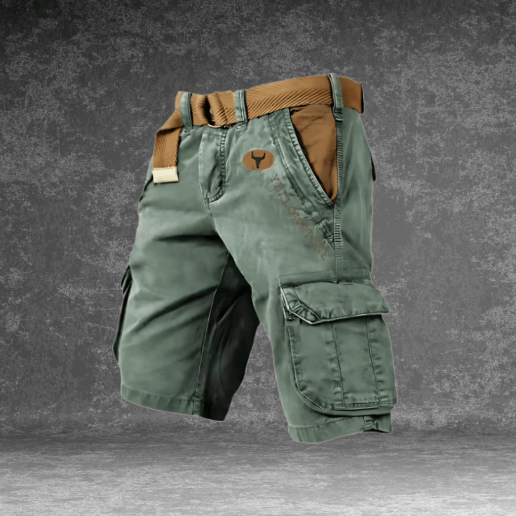 Glevato | Men's Cargo Shorts with Multiple Pockets