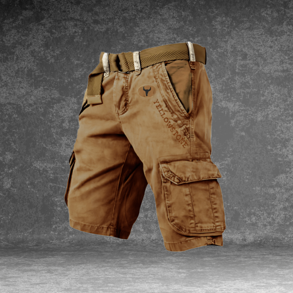 Glevato | Men's Cargo Shorts with Multiple Pockets