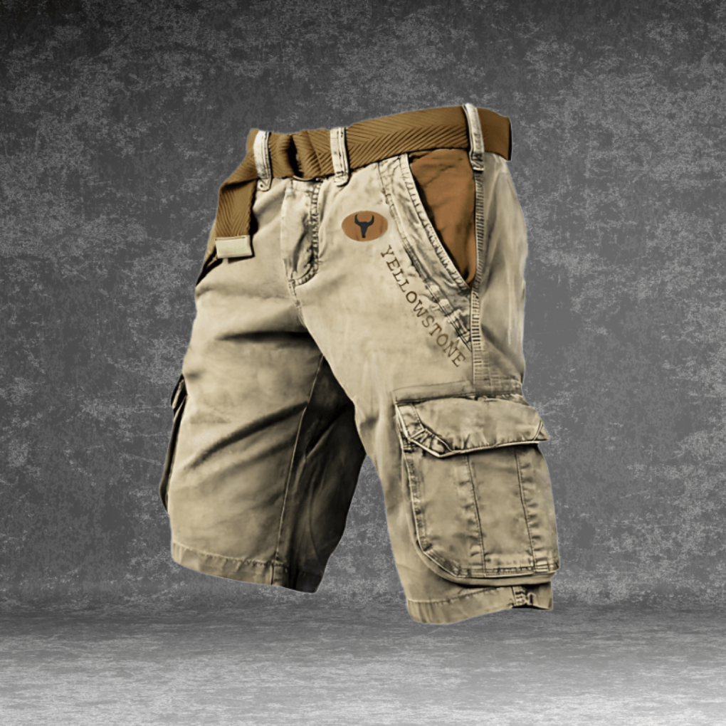 Glevato | Men's Cargo Shorts with Multiple Pockets