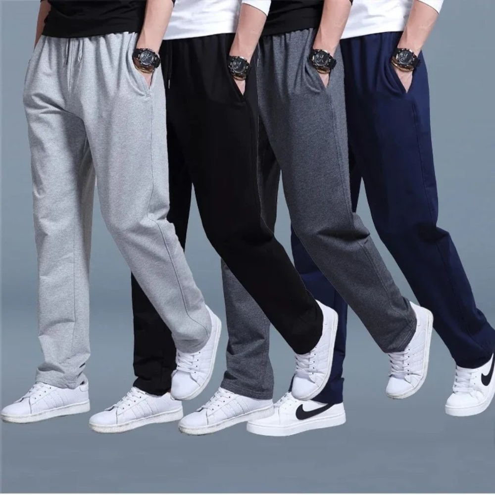 Glevato | Men's Casual Jogging Pants with Drawstring Waist