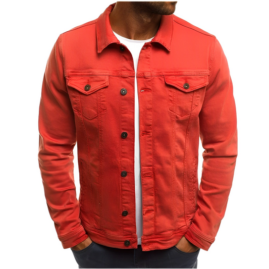 Glevato | Men's Classic Denim Jacket - Lightweight Style