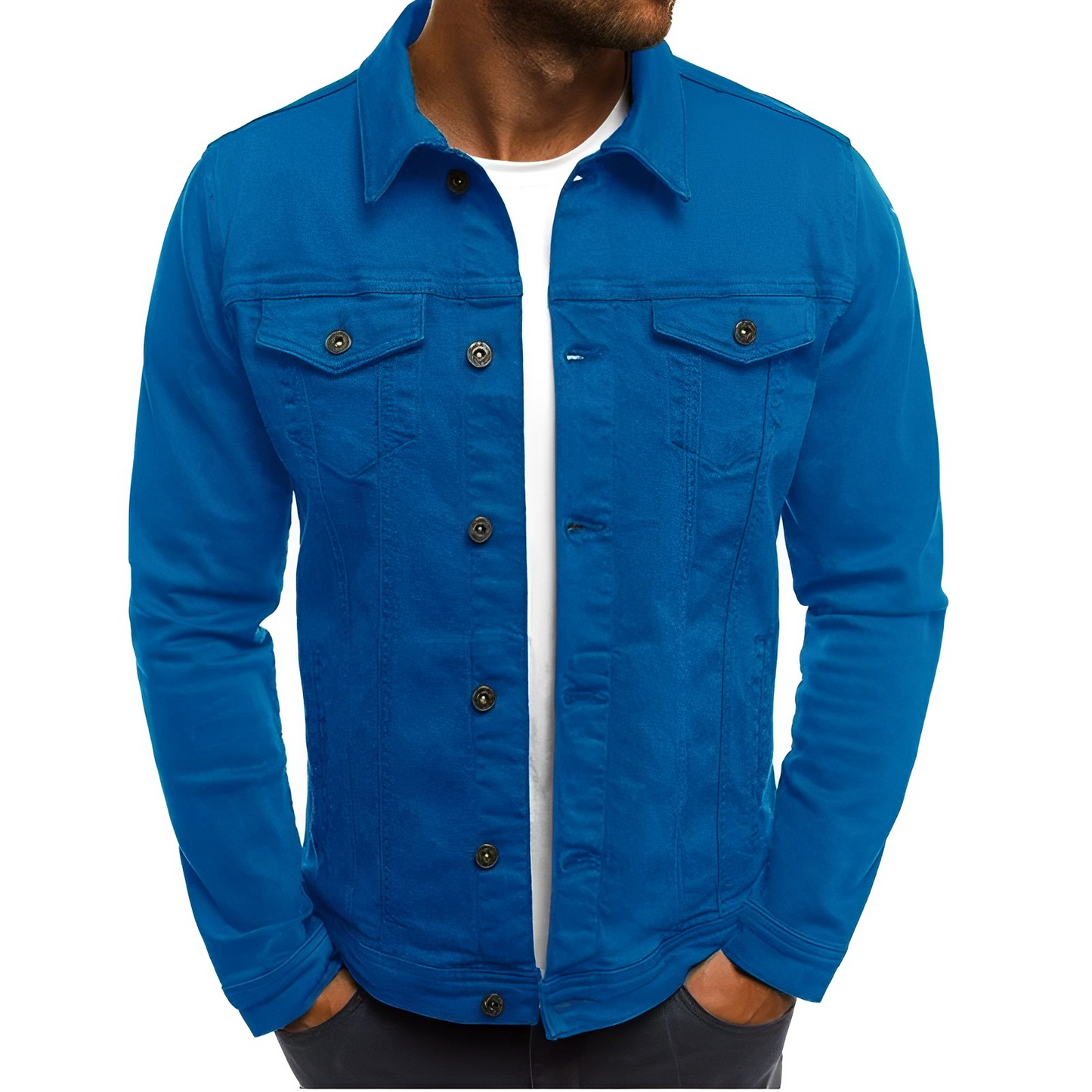 Glevato | Men's Classic Denim Jacket - Lightweight Style