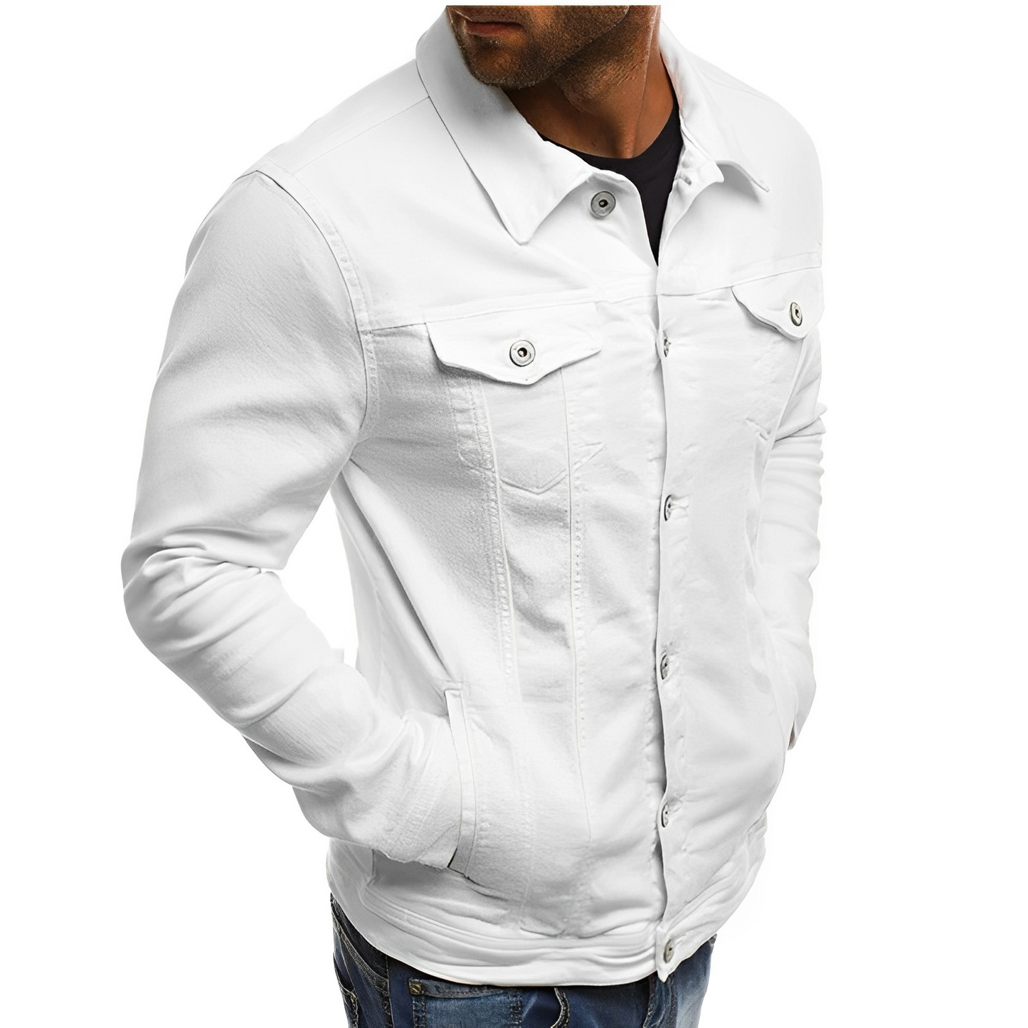 Glevato | Men's Classic Denim Jacket - Lightweight Style