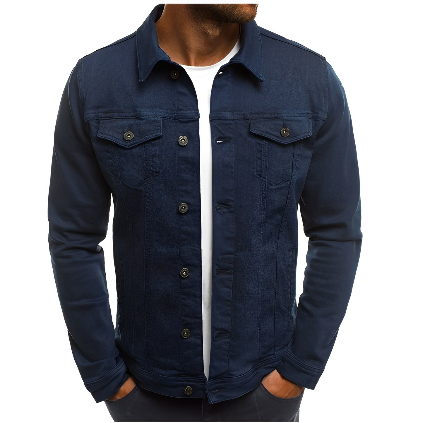 Glevato | Men's Classic Denim Jacket - Lightweight Style