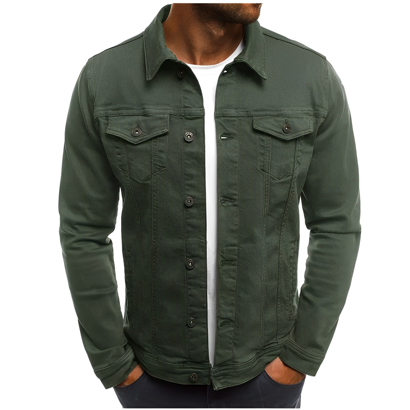 Glevato | Men's Classic Denim Jacket - Lightweight Style