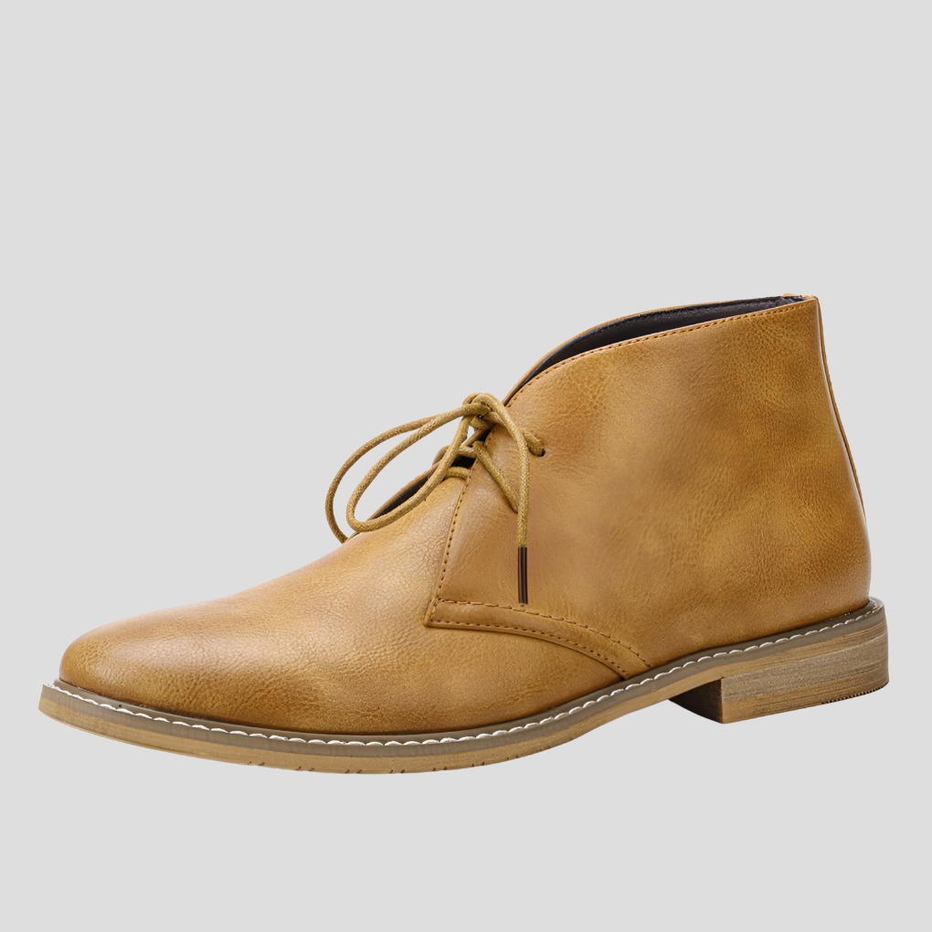 Glevato | Men's Desert Boots Lace-Up Ankle Boots