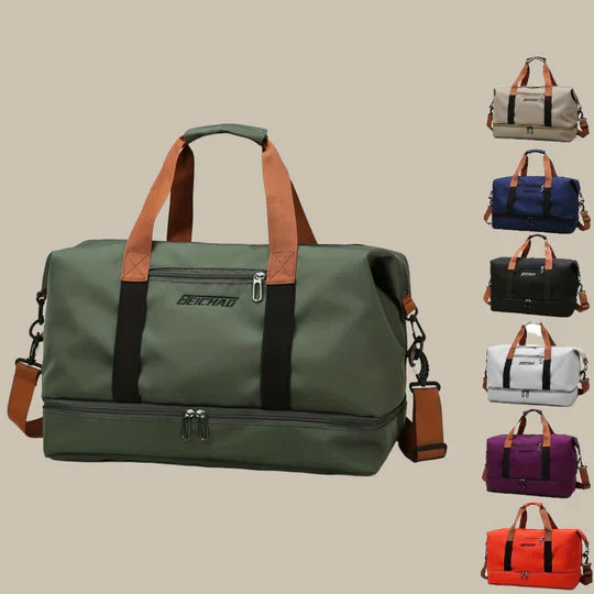 Glevato | Men's Duffel Bag with Shoe Compartment