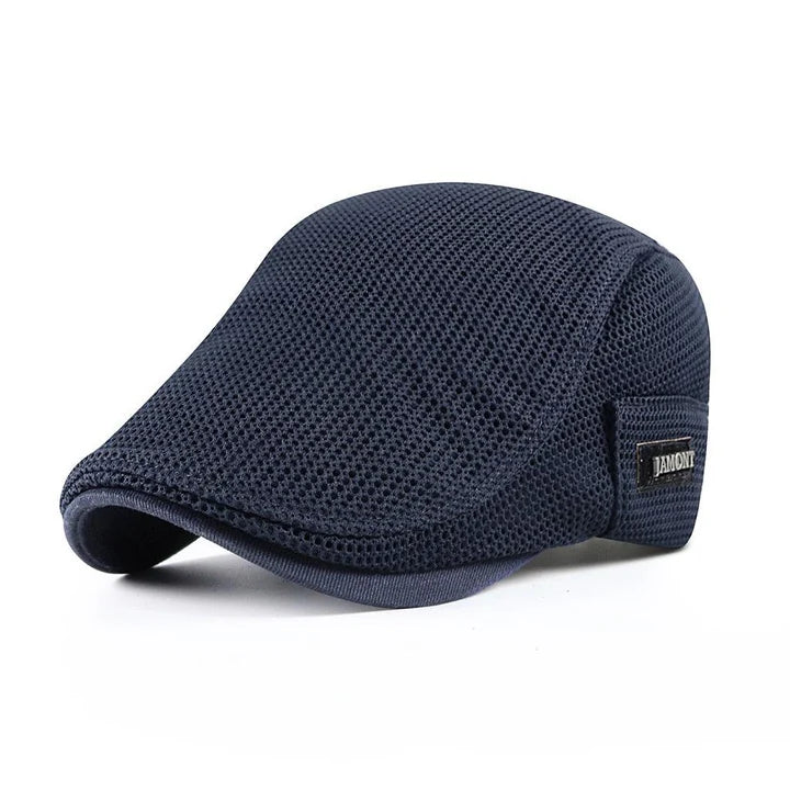 Glevato | Men's Flat Cap Breathable Mesh