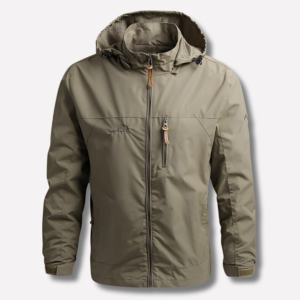 Glevato | Men's Hooded Outdoor Jacket with Sealed Seams