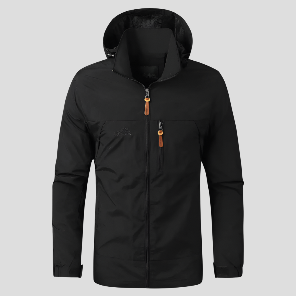 Glevato | Men's Hooded Outdoor Jacket with Sealed Seams