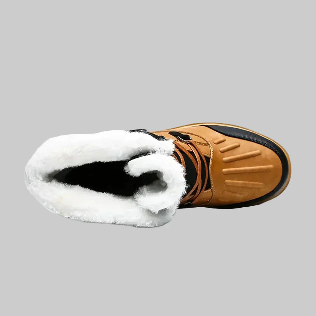 Glevato | Men's Insulated Snow Boots with Fur Lining
