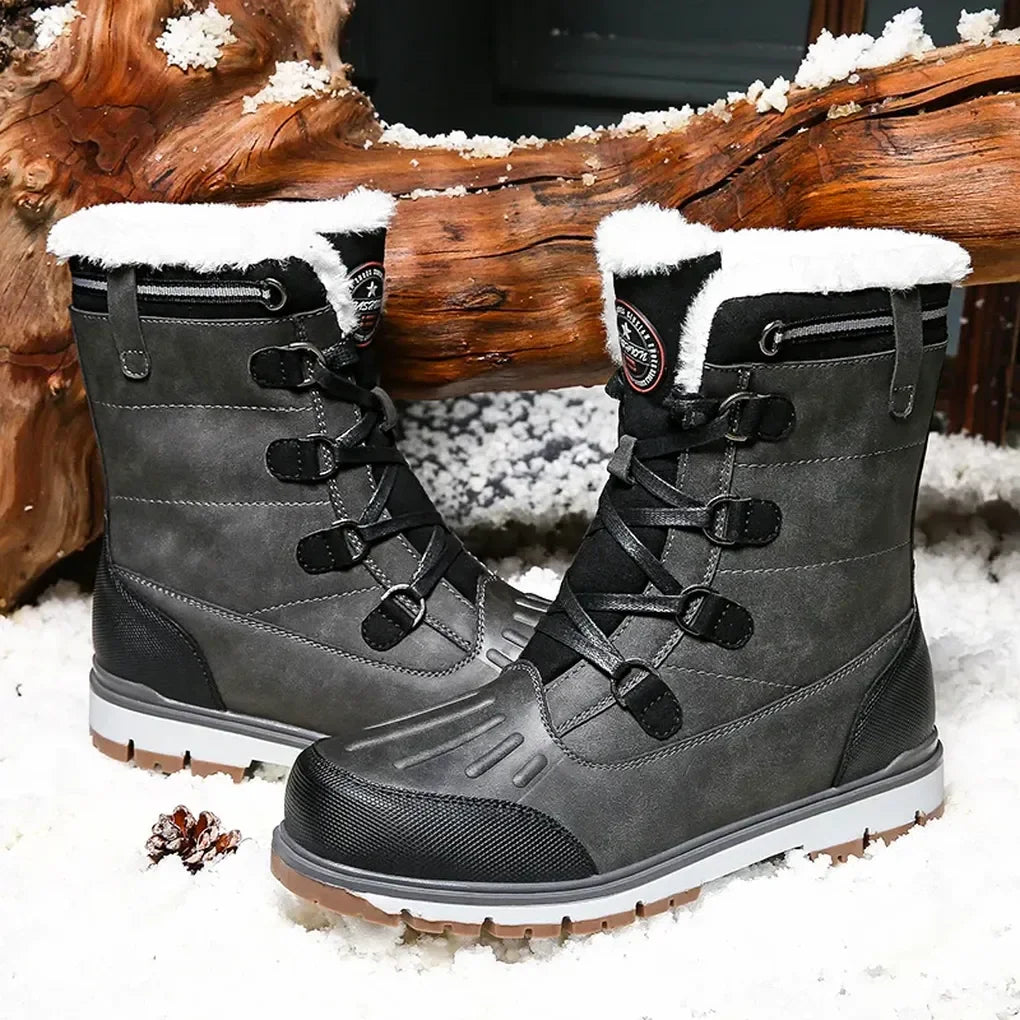 Glevato | Men's Insulated Snow Boots with Fur Lining