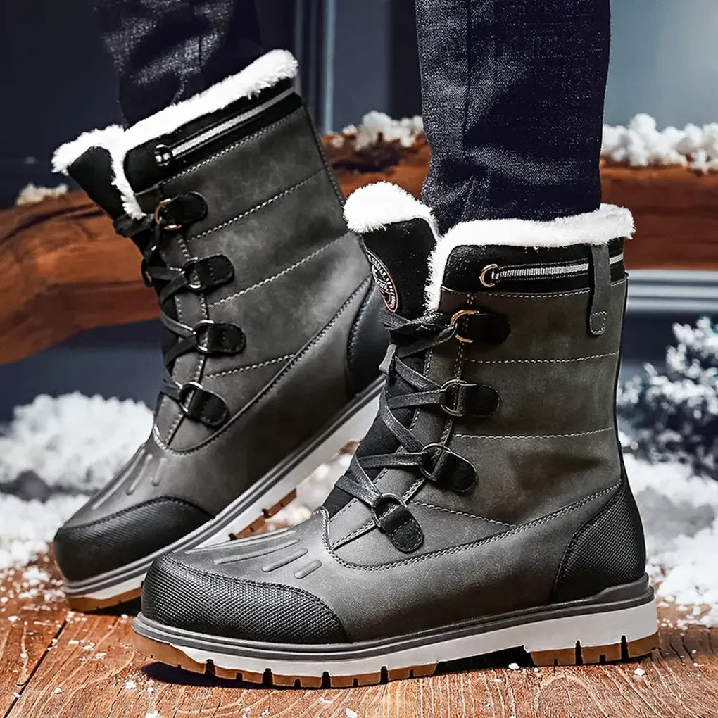Glevato | Men's Insulated Snow Boots with Fur Lining