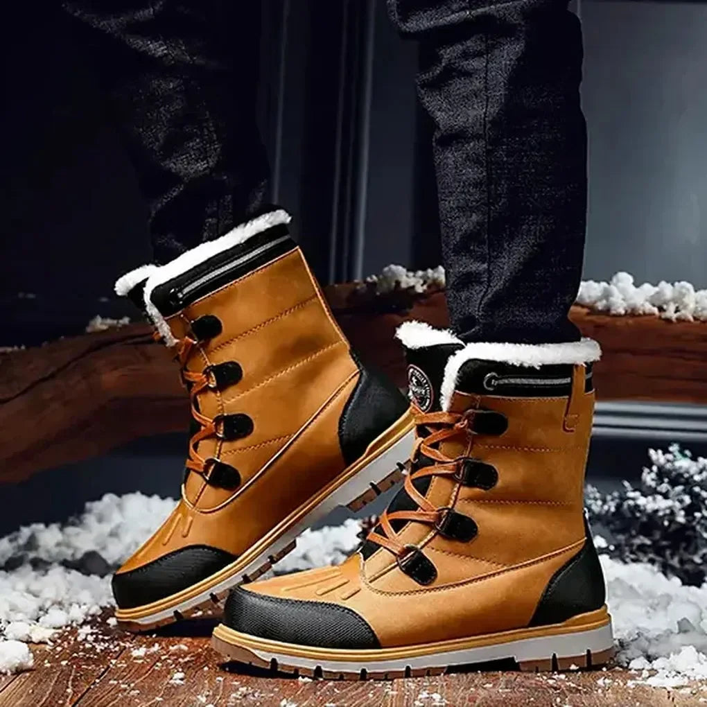 Glevato | Men's Insulated Snow Boots with Fur Lining