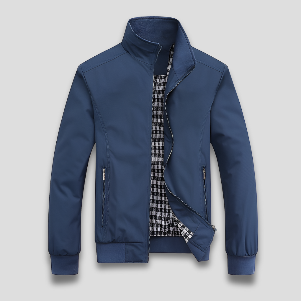 Glevato | Men's Lightweight Bomber Jacket with Collar