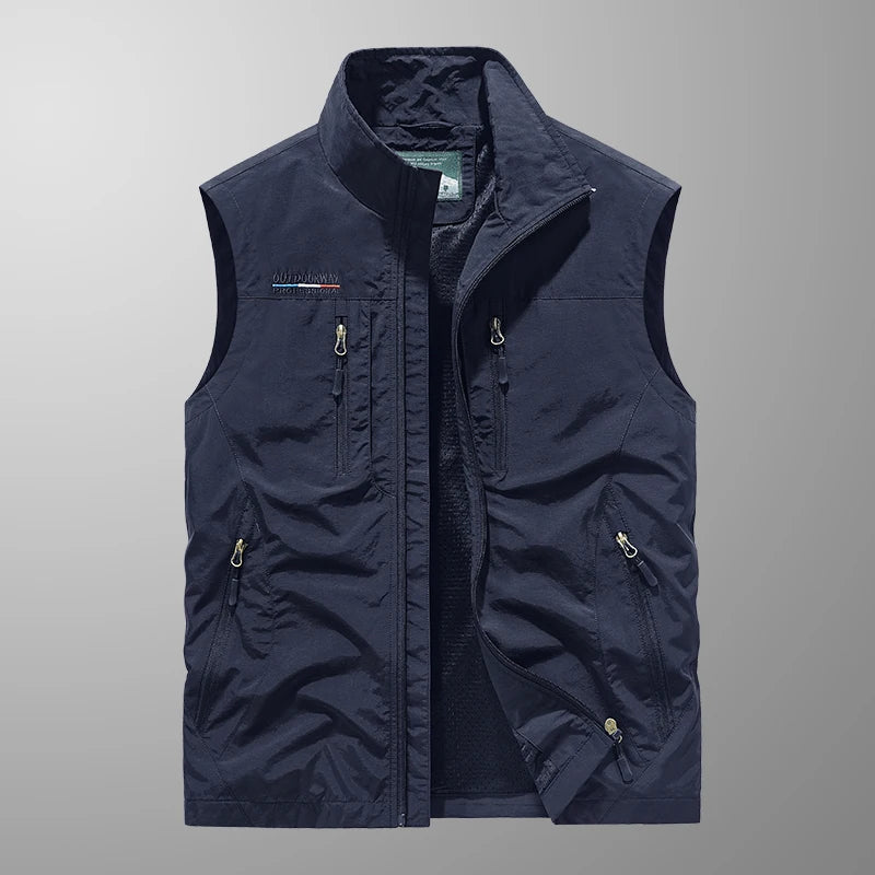 Glevato | Men's Lightweight Outdoor Vest with Multiple Pockets