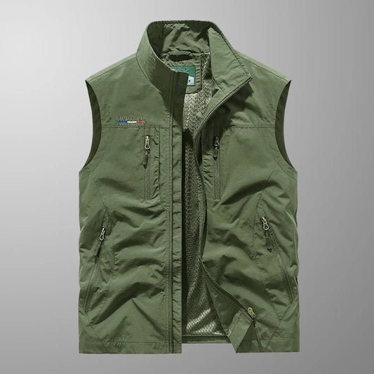 Glevato | Men's Lightweight Outdoor Vest with Multiple Pockets