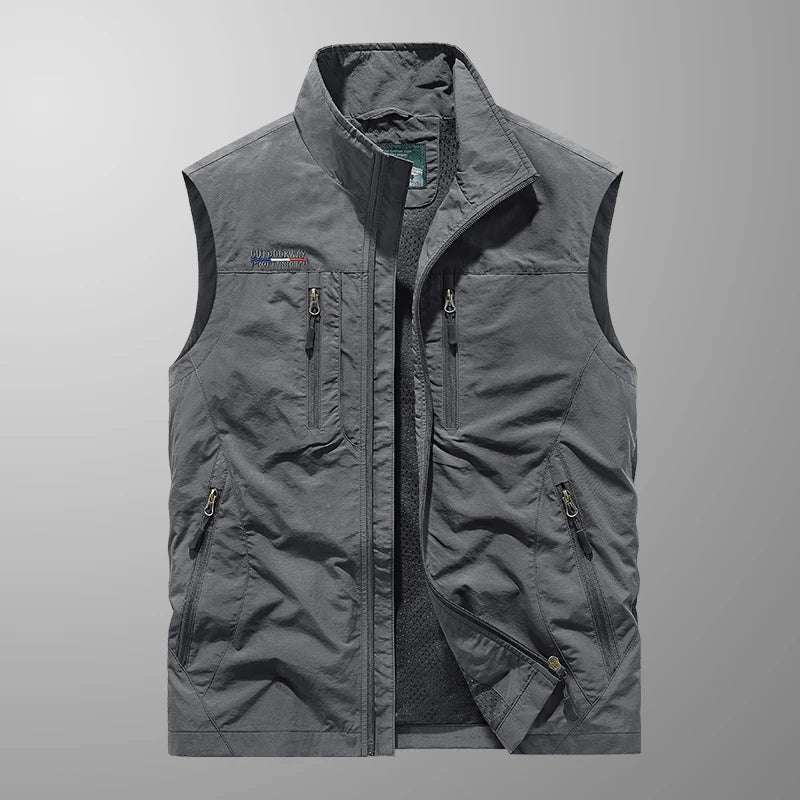 Glevato | Men's Lightweight Outdoor Vest with Multiple Pockets