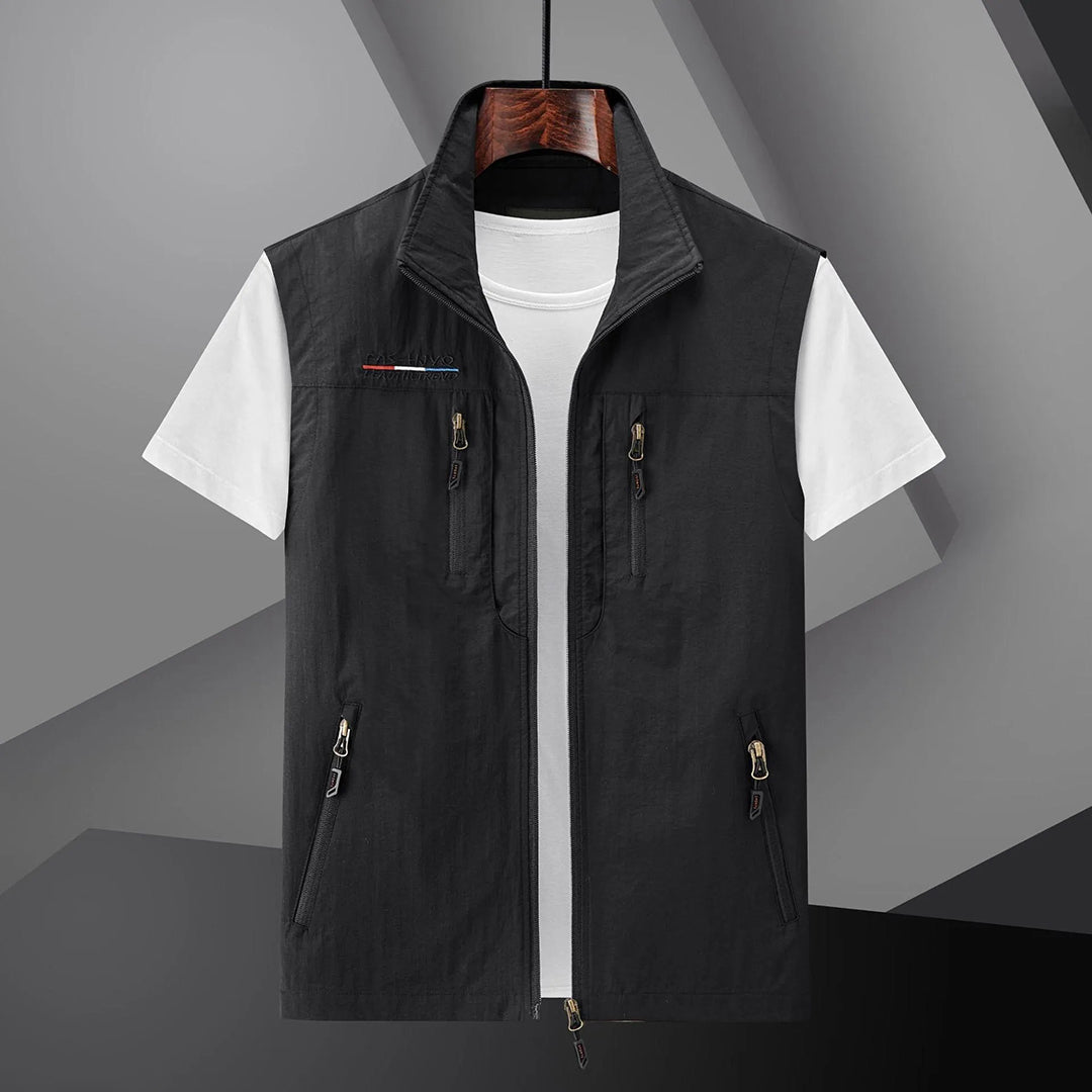 Glevato | Men's Lightweight Travel Vest with Multiple Pockets
