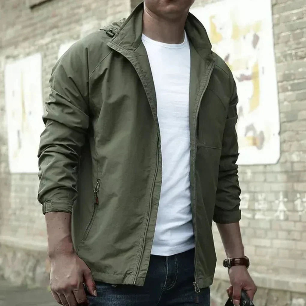 Glevato | Men's Lightweight Zip-Up Jacket