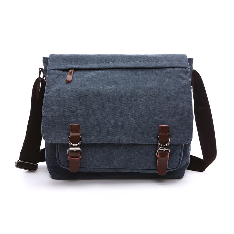 Glevato | Men's Messenger Bag with Buckle Flap